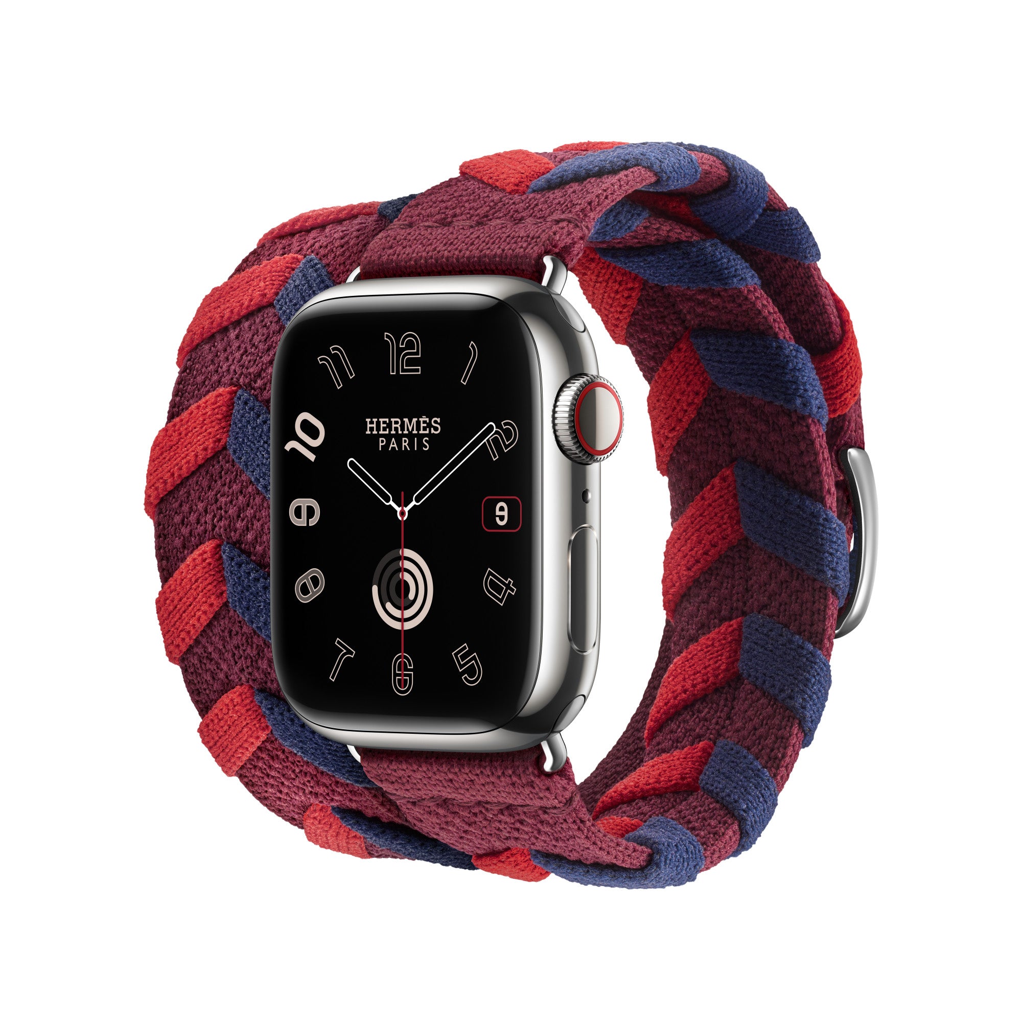 Compatible with Apple Watch Band  Rouge H Bridon Double Tour